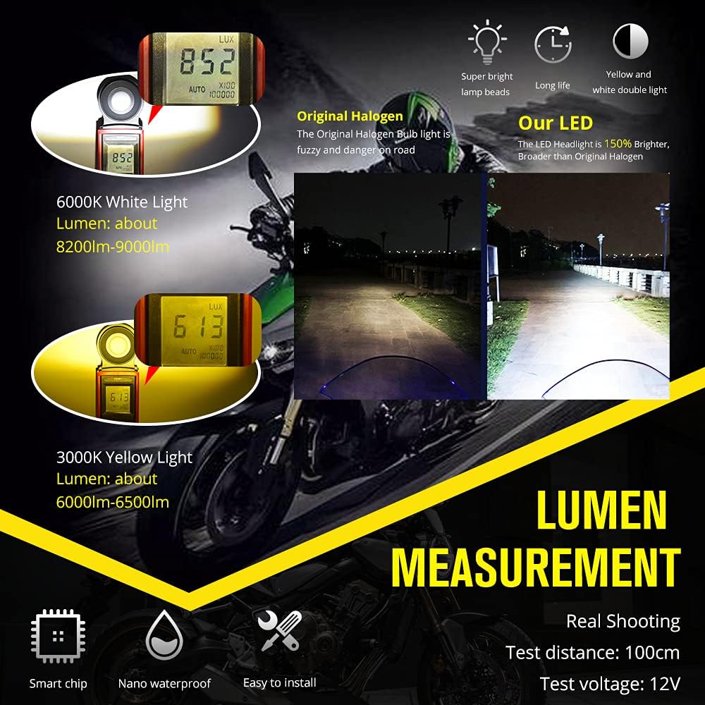 Projecteur laser LED extérieur pour feux de route de voiture💡- 50% Reduction !