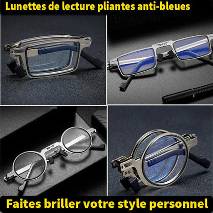 Lunettes De Lecture Pliantes Anti-Bleues