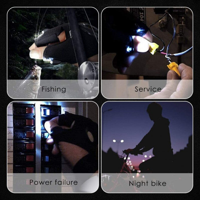Gants avec LED