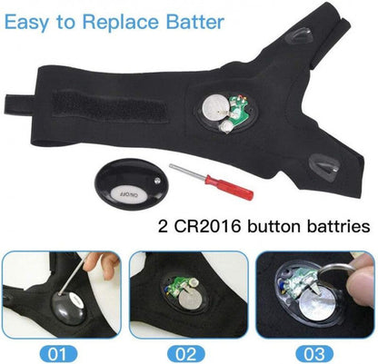 Gants avec LED