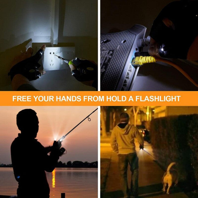 Gants avec LED