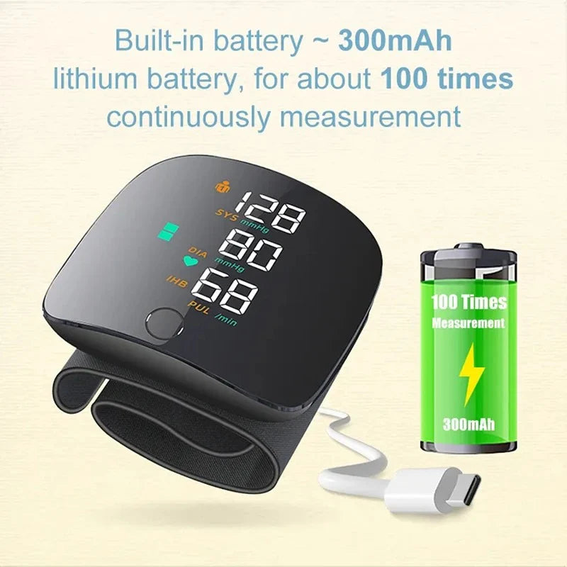 Tensiomètre automatique au poignet sans fil !  50% Reduction !          ⭐⭐⭐⭐⭐
